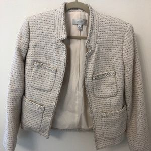 J.Crew Metallic Tweed Jacket